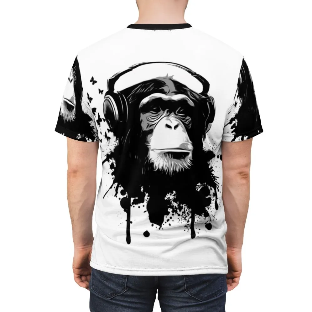 Abstract Art Digital Print T-Shirt