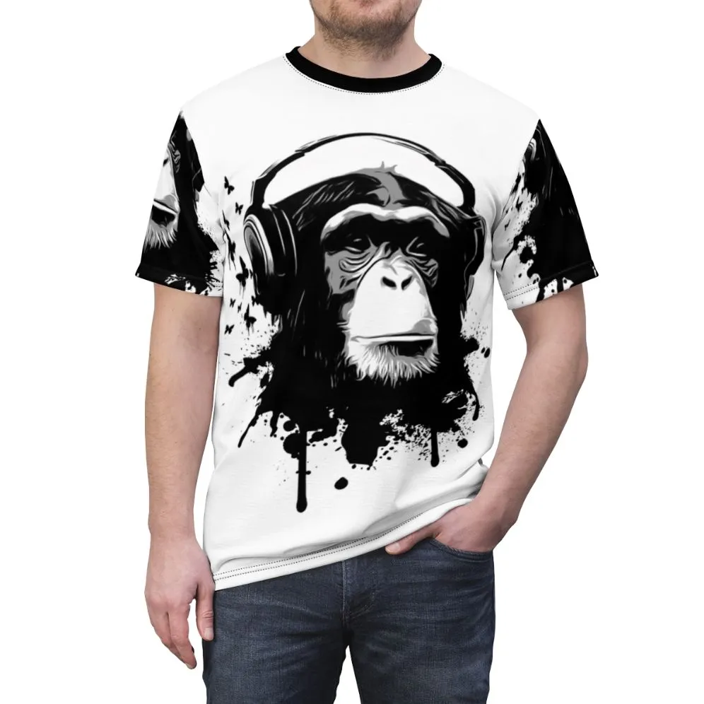 Abstract Art Digital Print T-Shirt