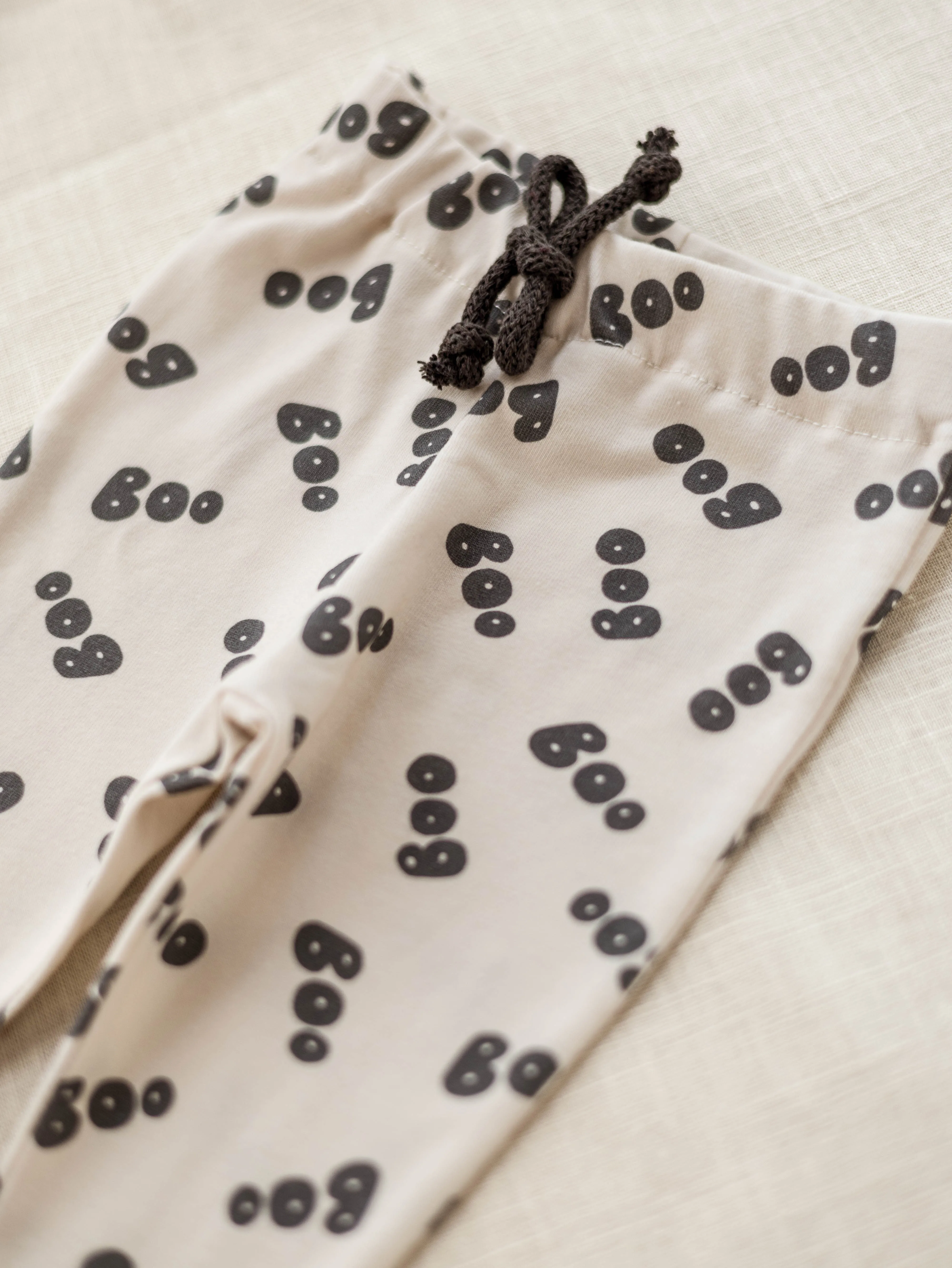Baby leggings / boo - stone