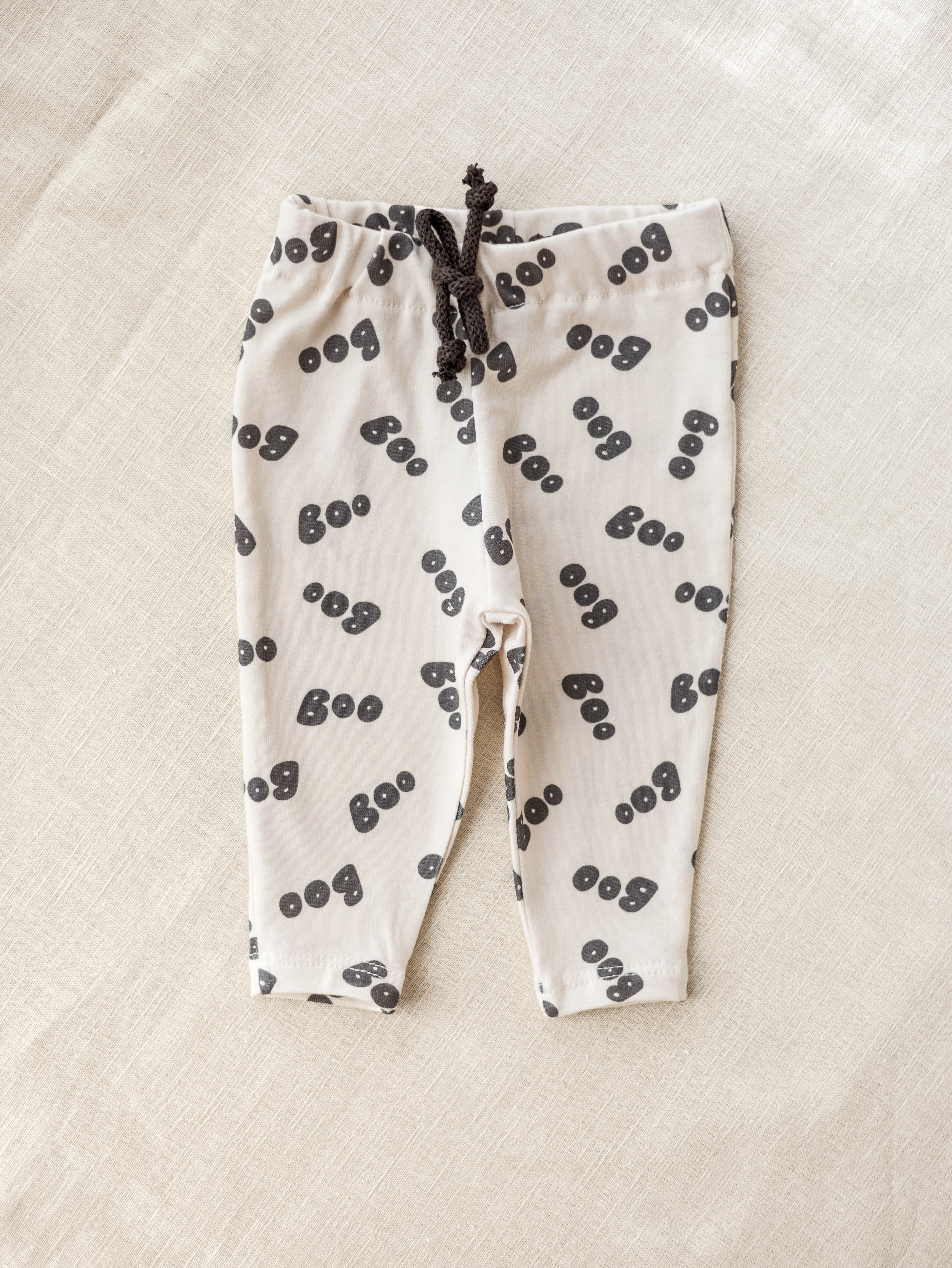 Baby leggings / boo - stone