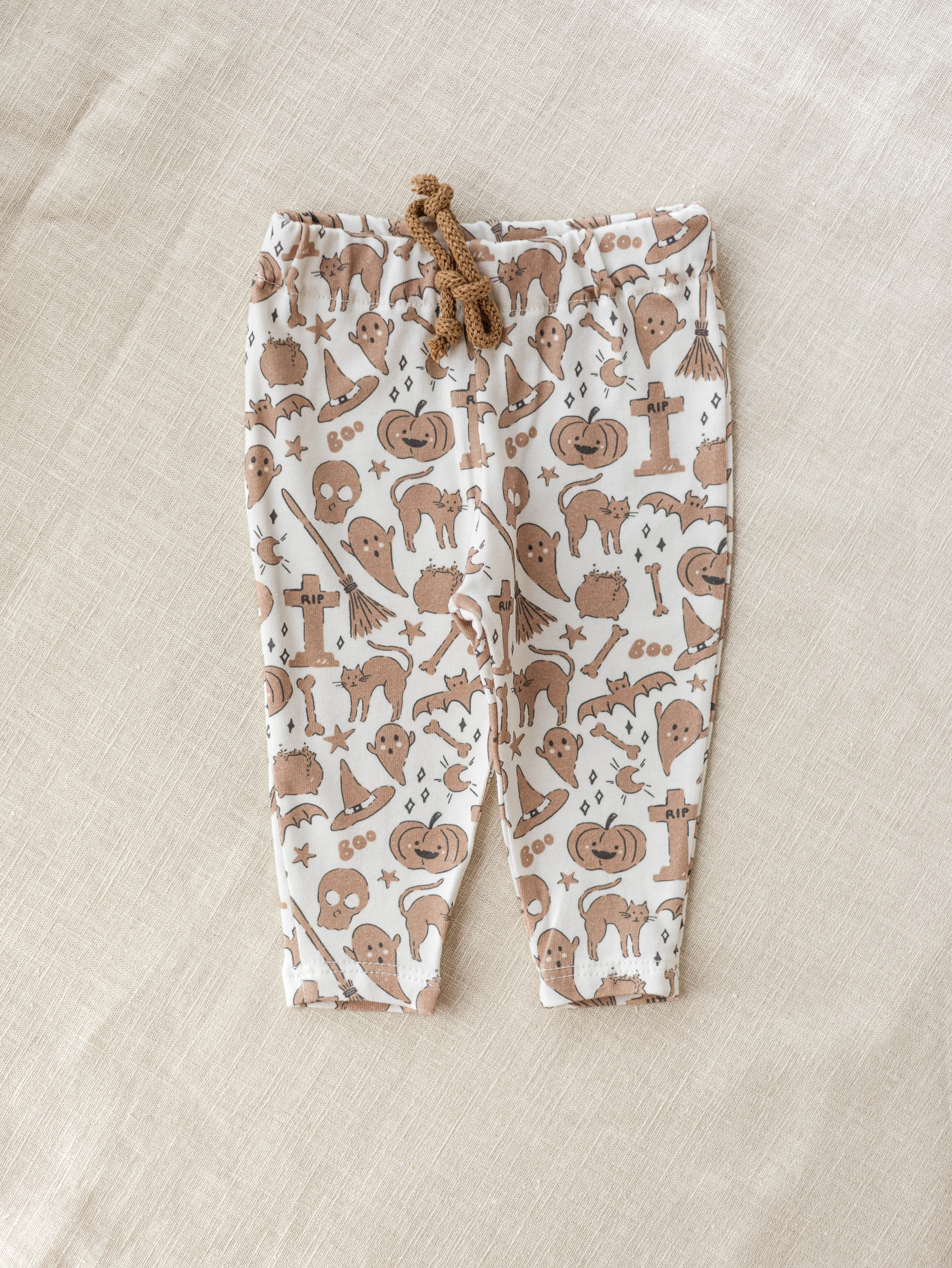 Baby leggings / spooky - cookie