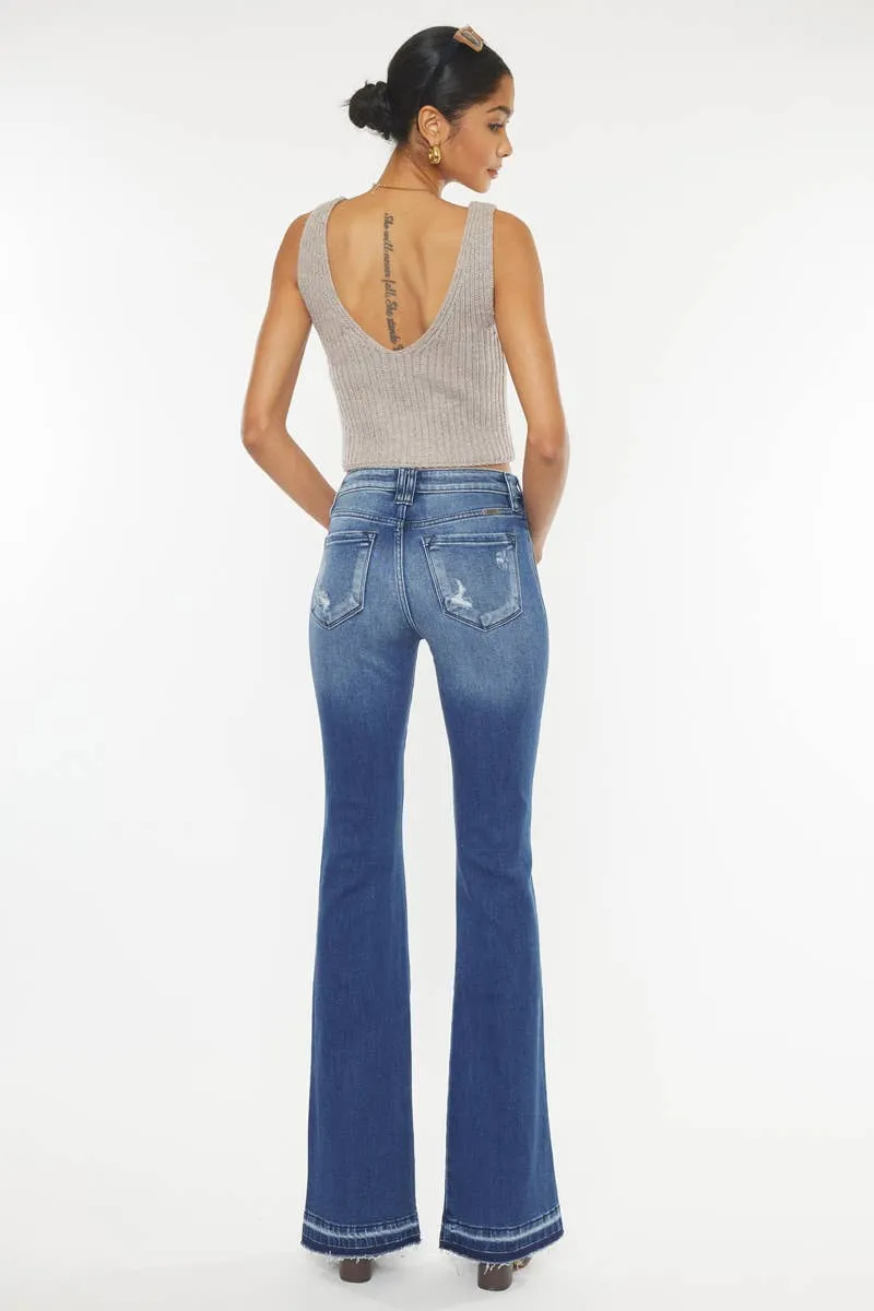 Clemont High Rise Flare Jeans - KC9326D
