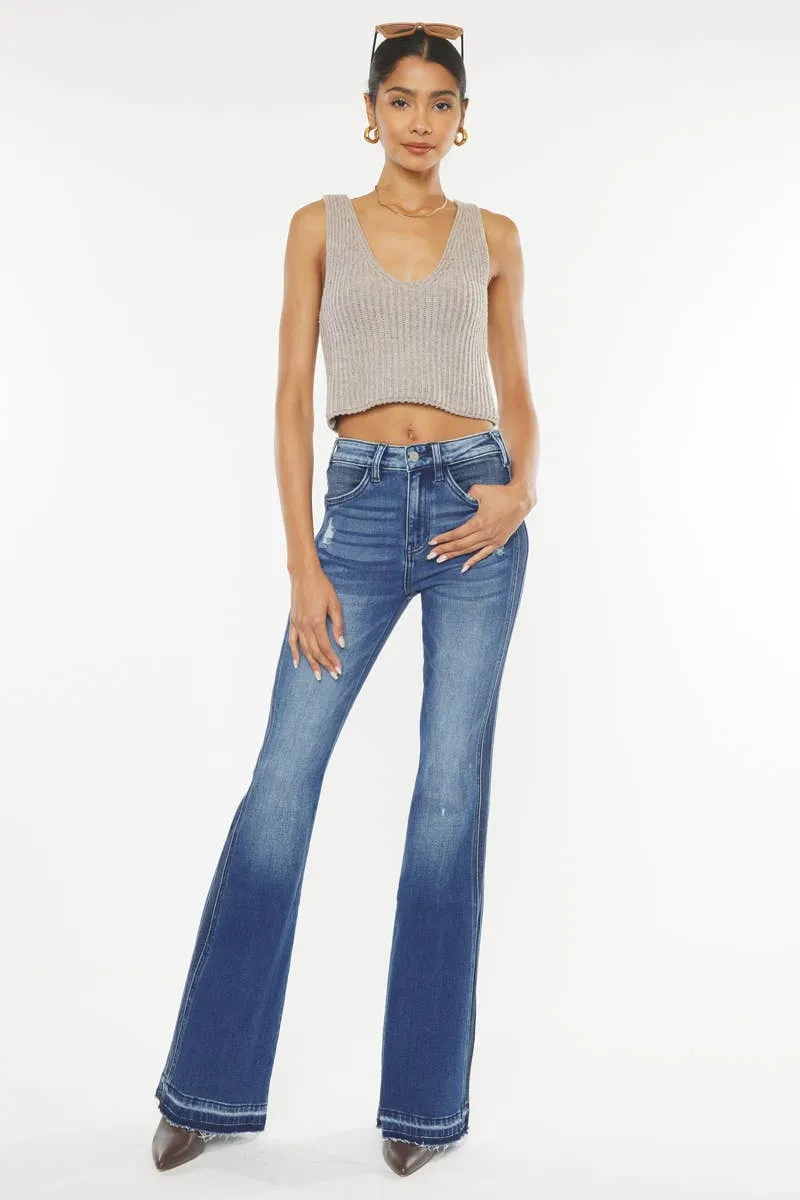 Clemont High Rise Flare Jeans - KC9326D