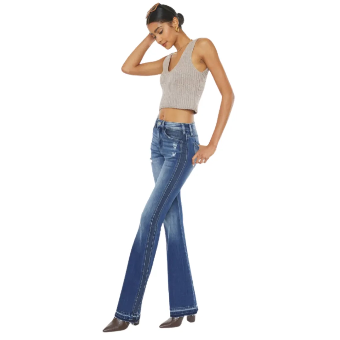 Clemont High Rise Flare Jeans - KC9326D