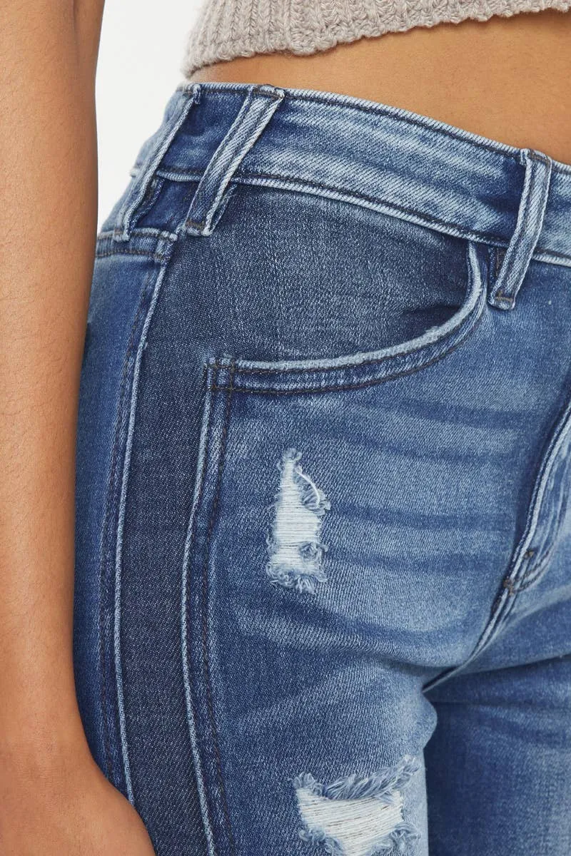 Clemont High Rise Flare Jeans - KC9326D
