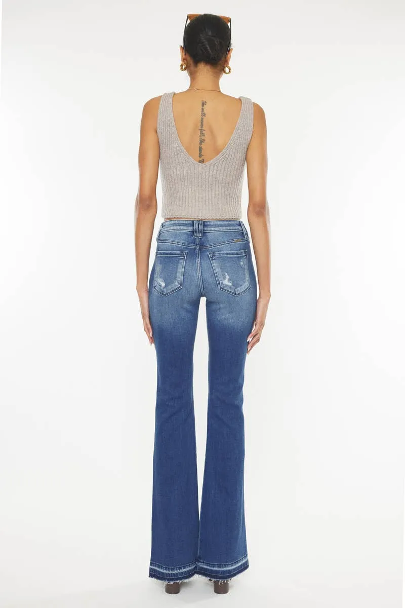 Clemont High Rise Flare Jeans - KC9326D