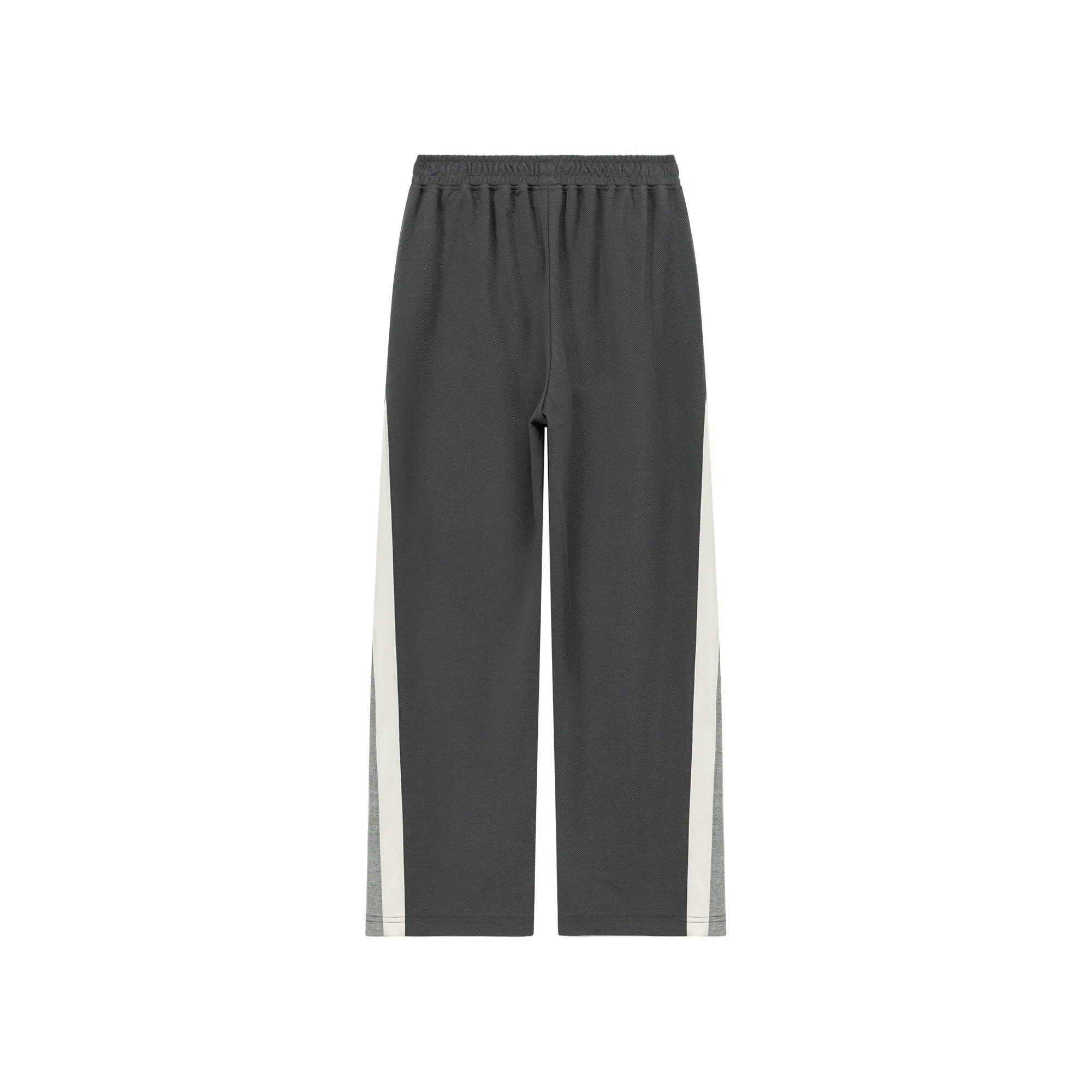 Elastic Waist Wide Casual Sporty Pants