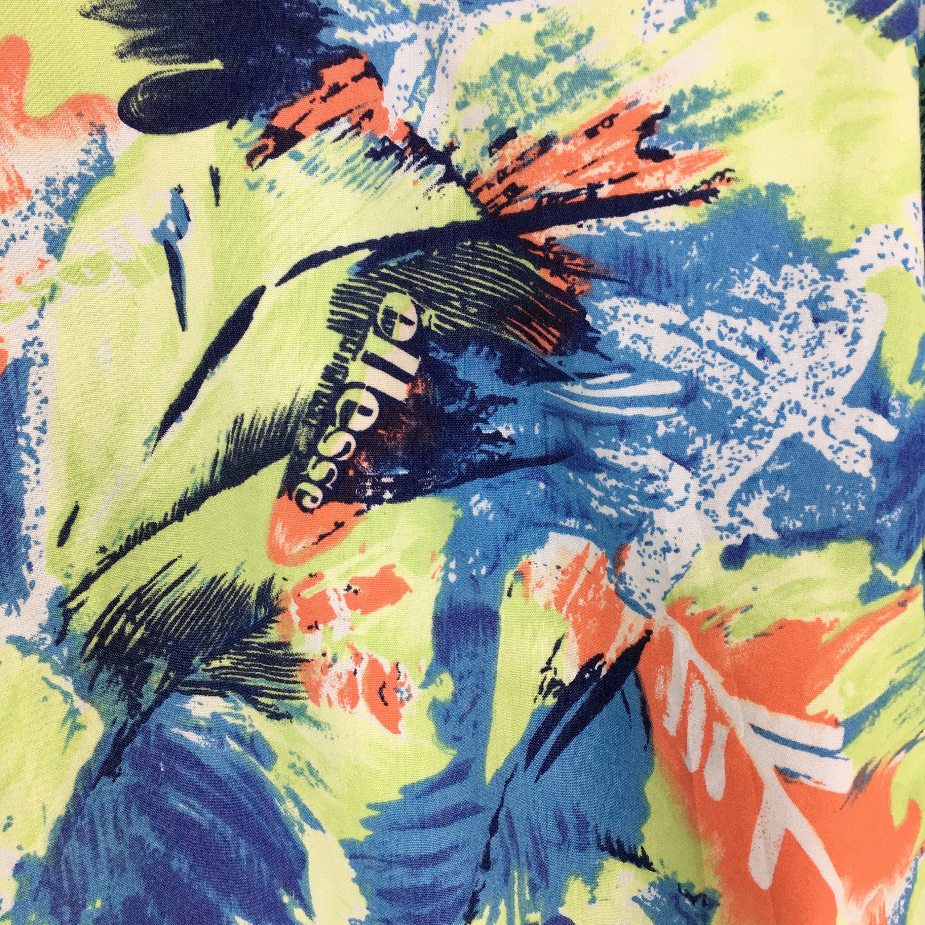Ellesse Hawaiian Aloha Beach Wear Shirts Medium