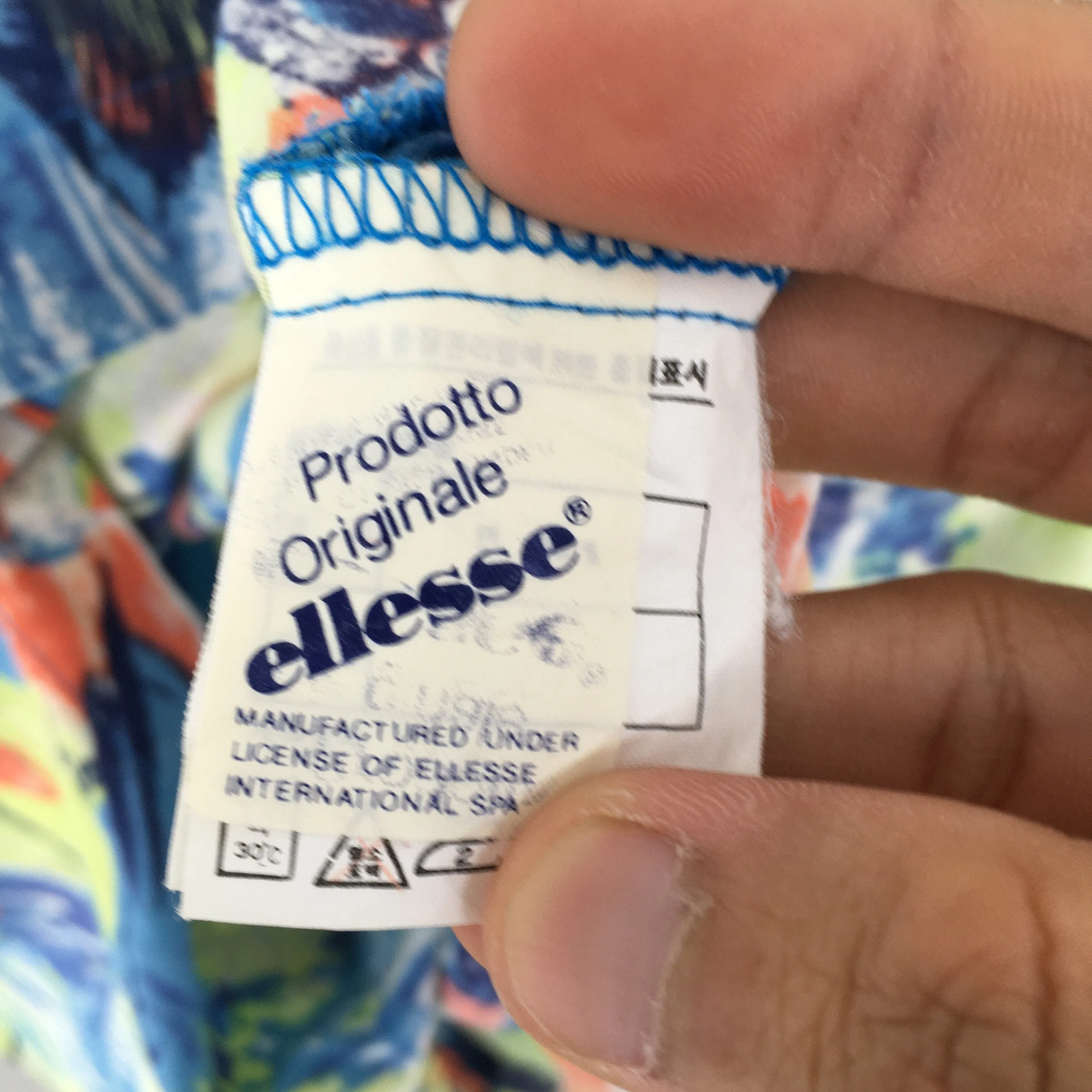 Ellesse Hawaiian Aloha Beach Wear Shirts Medium