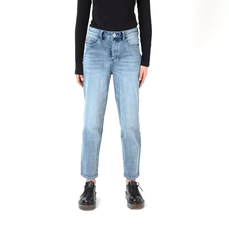 Jeans Mujer Baggy Tiro Ultra Alto Med Blue