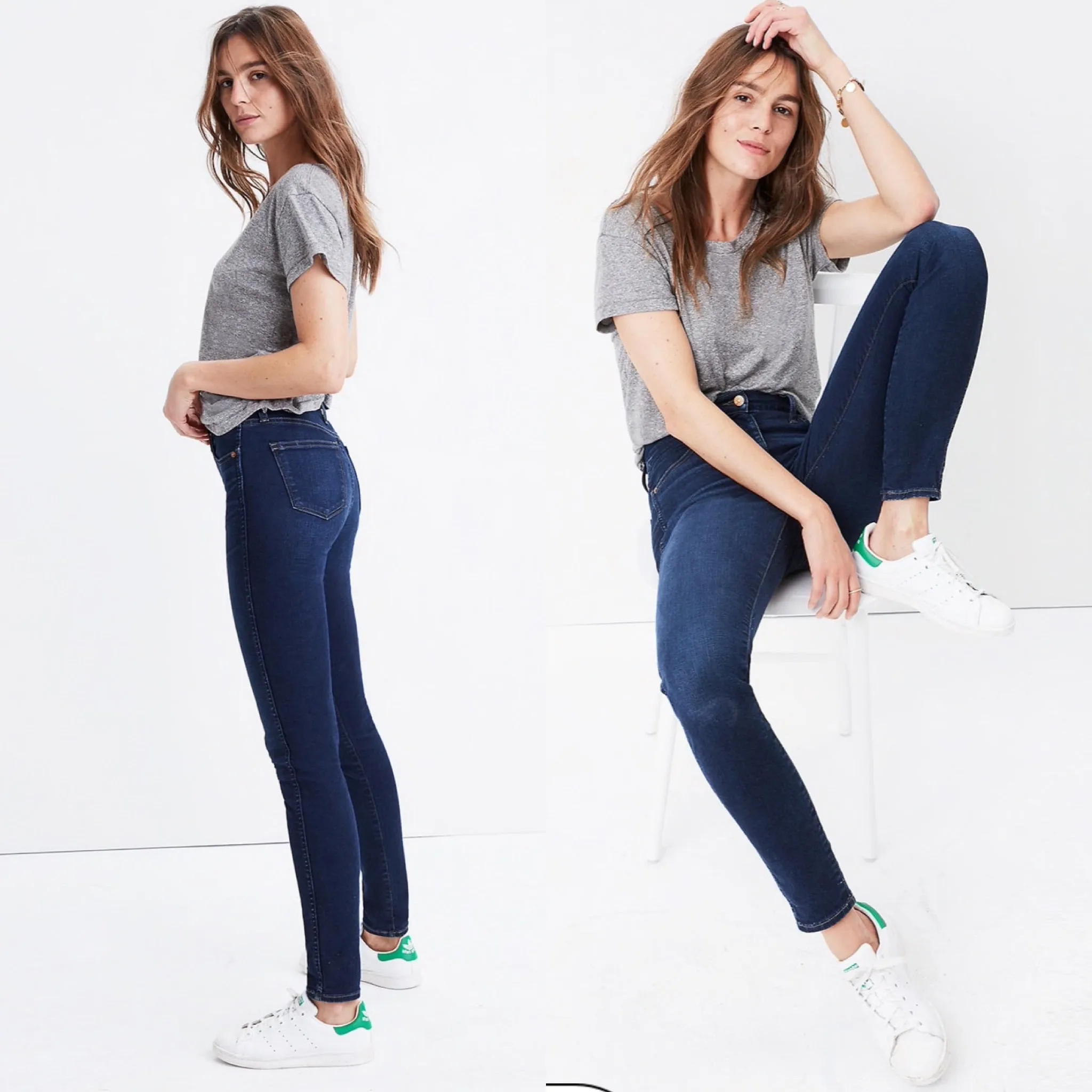 Madewell 10” High-Rose Skinny Jeans in Hayes Wash 28