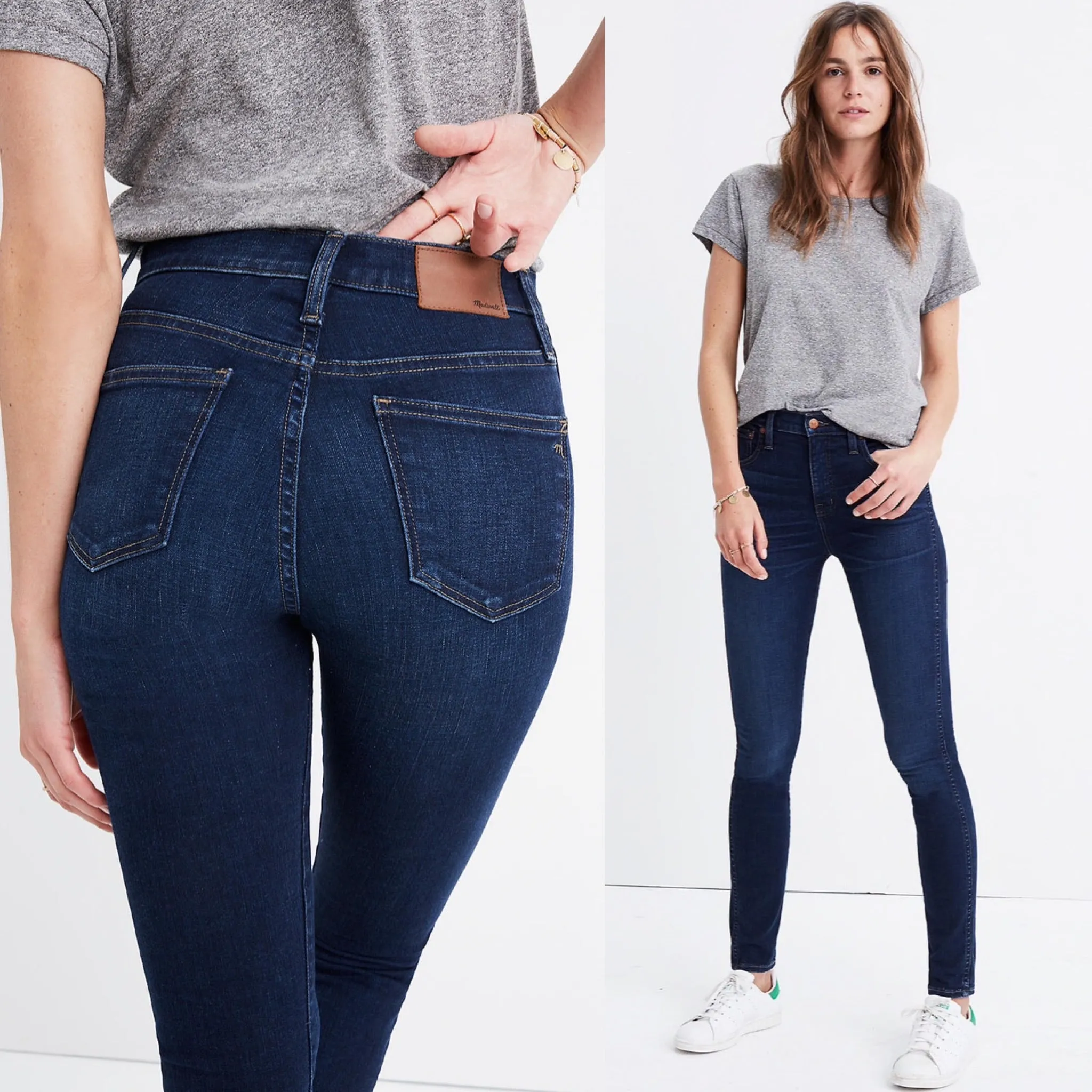 Madewell 10” High-Rose Skinny Jeans in Hayes Wash 28