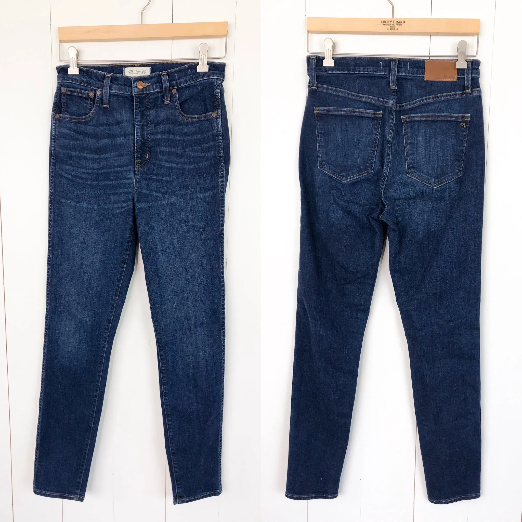 Madewell 10” High-Rose Skinny Jeans in Hayes Wash 28